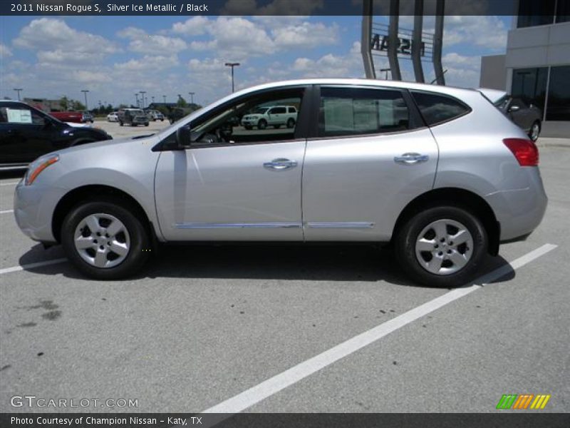 Silver Ice Metallic / Black 2011 Nissan Rogue S
