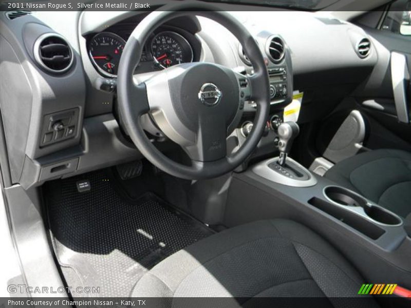 Silver Ice Metallic / Black 2011 Nissan Rogue S