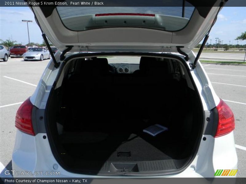 Pearl White / Black 2011 Nissan Rogue S Krom Edition