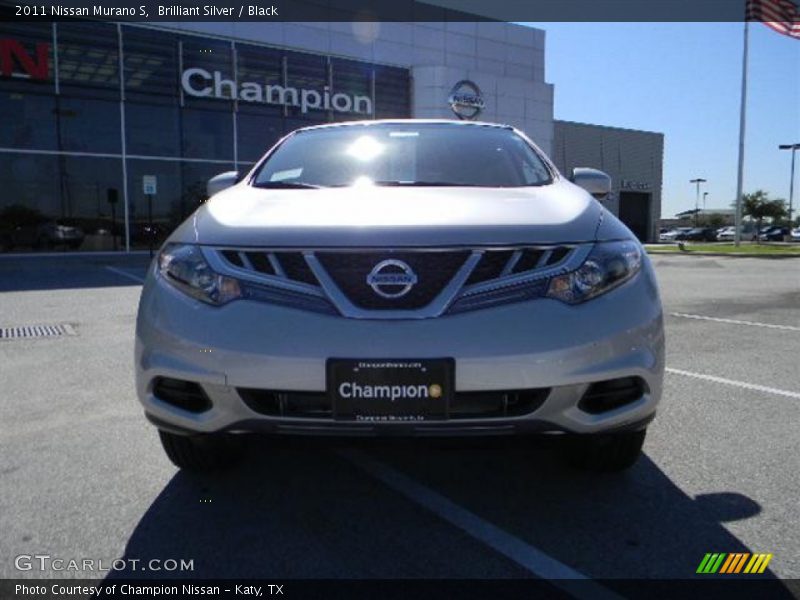 Brilliant Silver / Black 2011 Nissan Murano S