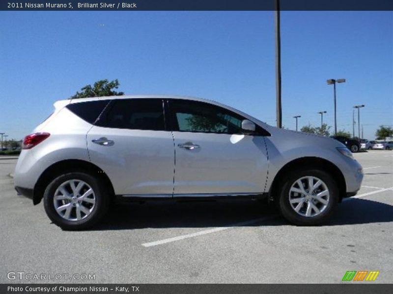 Brilliant Silver / Black 2011 Nissan Murano S
