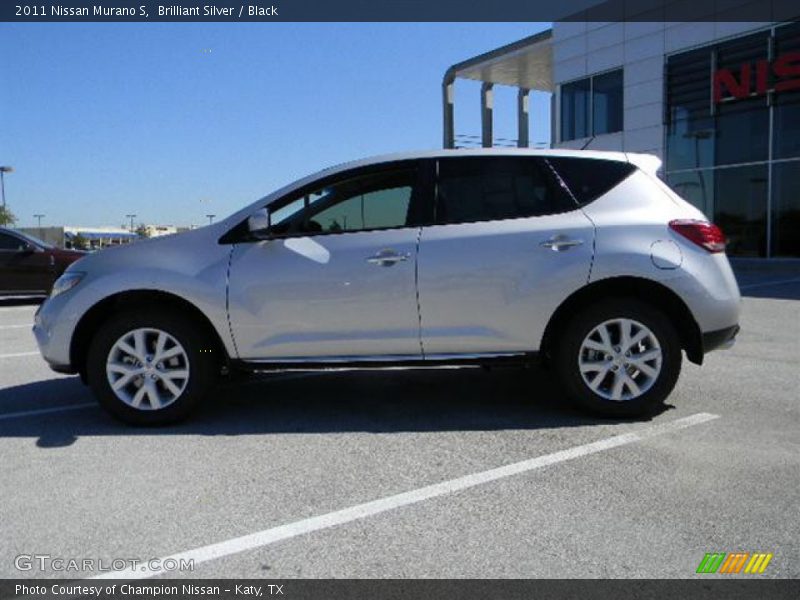 Brilliant Silver / Black 2011 Nissan Murano S