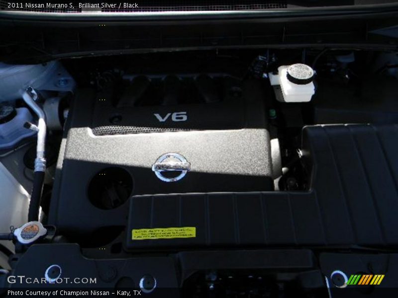 Brilliant Silver / Black 2011 Nissan Murano S