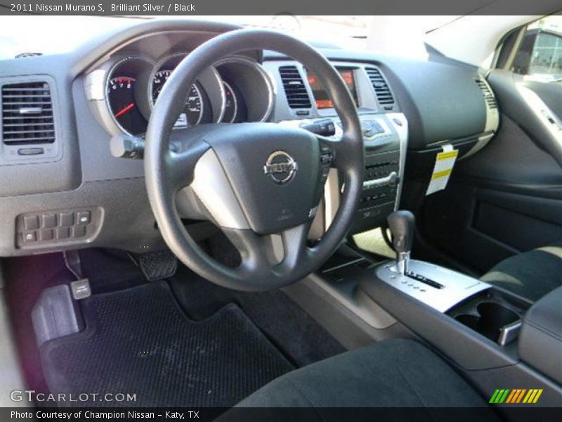 Brilliant Silver / Black 2011 Nissan Murano S