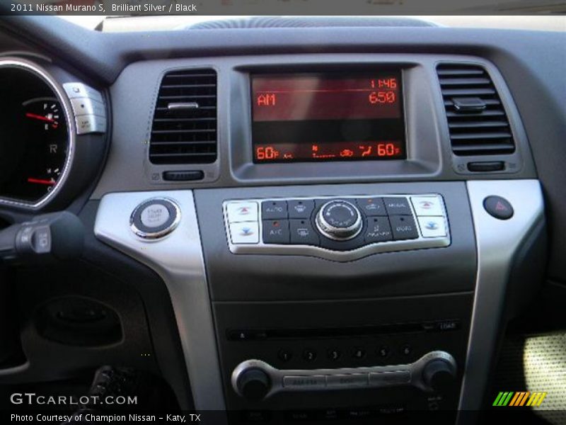 Brilliant Silver / Black 2011 Nissan Murano S