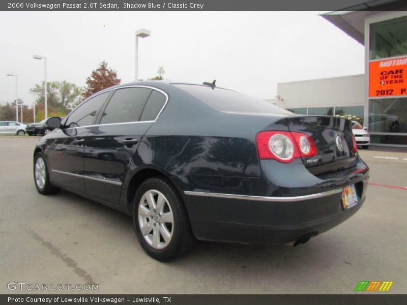 Shadow Blue / Classic Grey 2006 Volkswagen Passat 2.0T Sedan