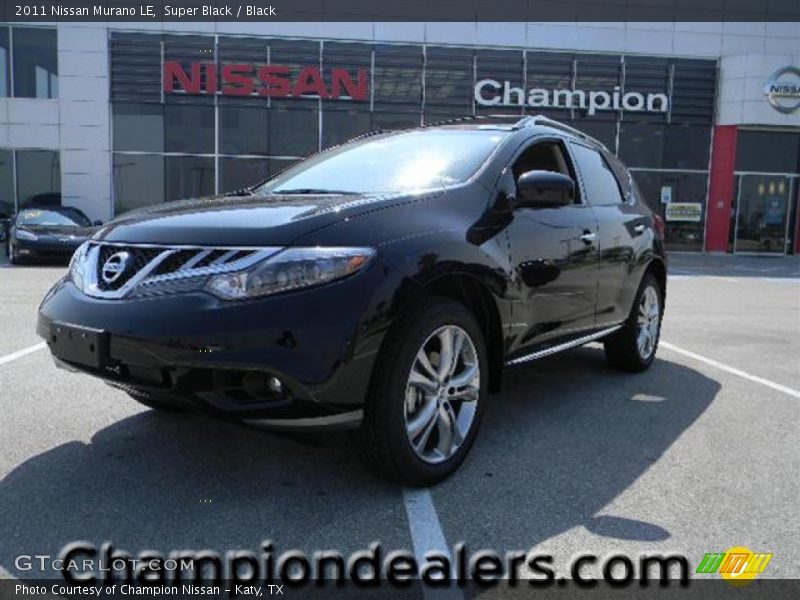Super Black / Black 2011 Nissan Murano LE