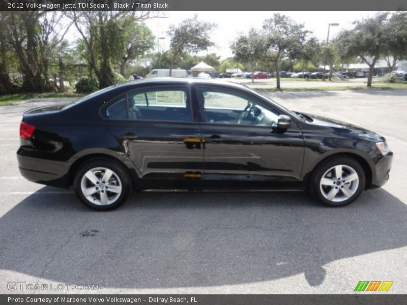 Black / Titan Black 2012 Volkswagen Jetta TDI Sedan