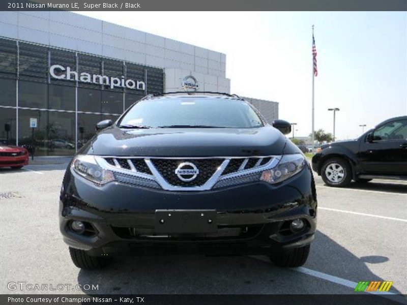 Super Black / Black 2011 Nissan Murano LE