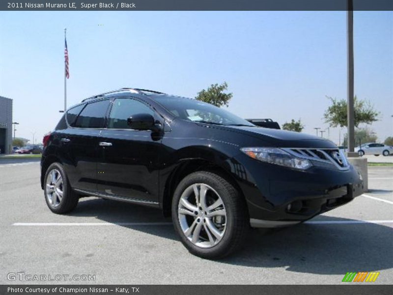 Super Black / Black 2011 Nissan Murano LE
