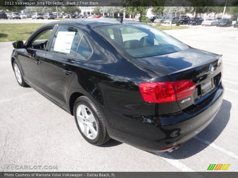 Black / Titan Black 2012 Volkswagen Jetta TDI Sedan