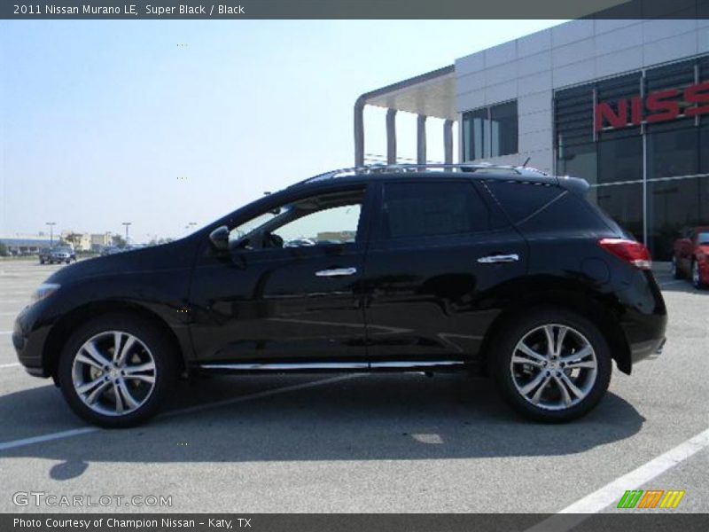 Super Black / Black 2011 Nissan Murano LE