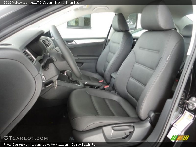 Black / Titan Black 2012 Volkswagen Jetta TDI Sedan