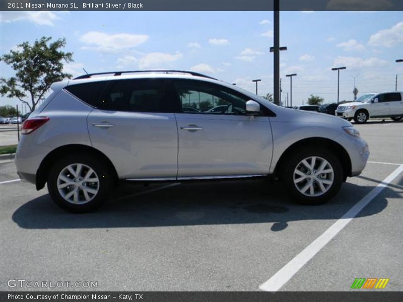 Brilliant Silver / Black 2011 Nissan Murano SL