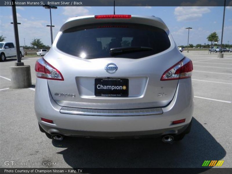 Brilliant Silver / Black 2011 Nissan Murano SL