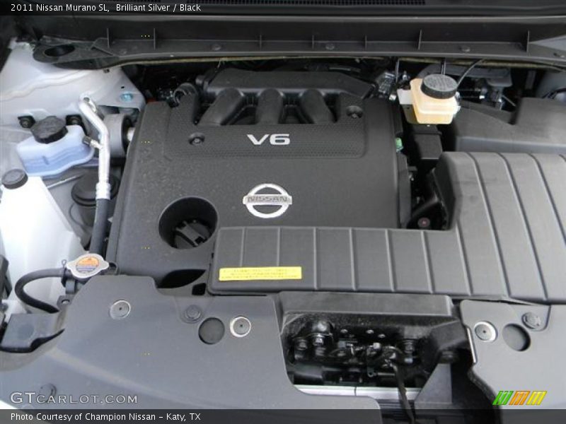 Brilliant Silver / Black 2011 Nissan Murano SL