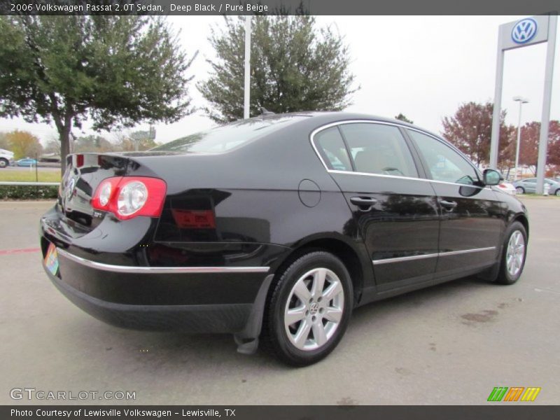 Deep Black / Pure Beige 2006 Volkswagen Passat 2.0T Sedan