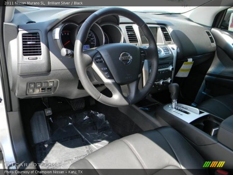 Brilliant Silver / Black 2011 Nissan Murano SL