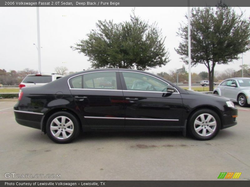 Deep Black / Pure Beige 2006 Volkswagen Passat 2.0T Sedan