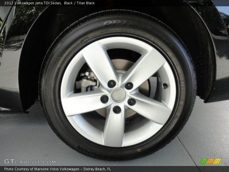 Black / Titan Black 2012 Volkswagen Jetta TDI Sedan