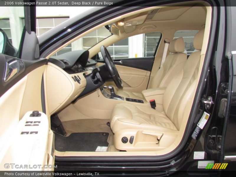Deep Black / Pure Beige 2006 Volkswagen Passat 2.0T Sedan