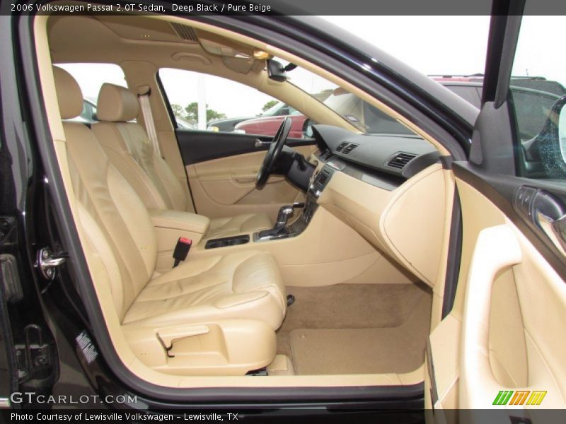 Deep Black / Pure Beige 2006 Volkswagen Passat 2.0T Sedan