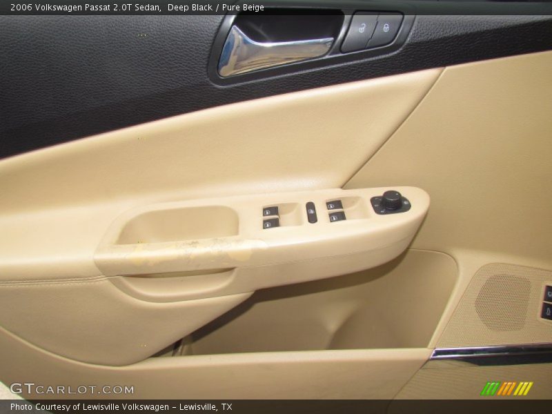 Deep Black / Pure Beige 2006 Volkswagen Passat 2.0T Sedan