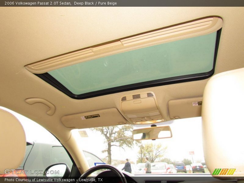 Deep Black / Pure Beige 2006 Volkswagen Passat 2.0T Sedan