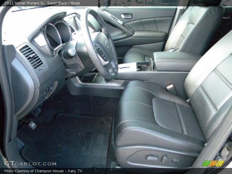 Super Black / Beige 2011 Nissan Murano SL