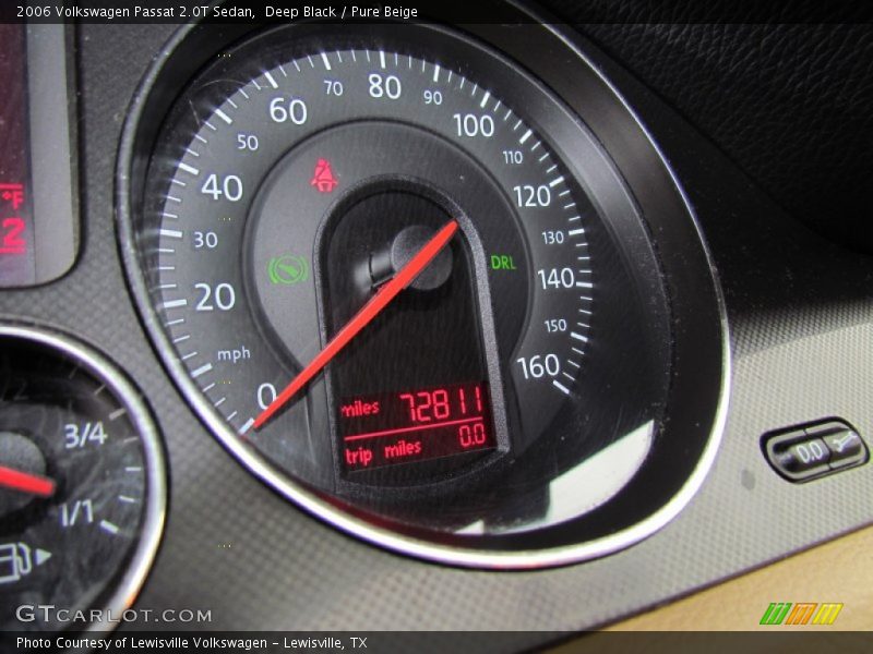 Deep Black / Pure Beige 2006 Volkswagen Passat 2.0T Sedan