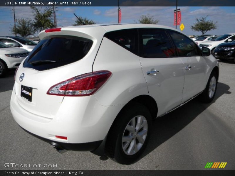 Glacier White Pearl / Beige 2011 Nissan Murano S