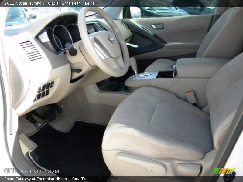 Glacier White Pearl / Beige 2011 Nissan Murano S