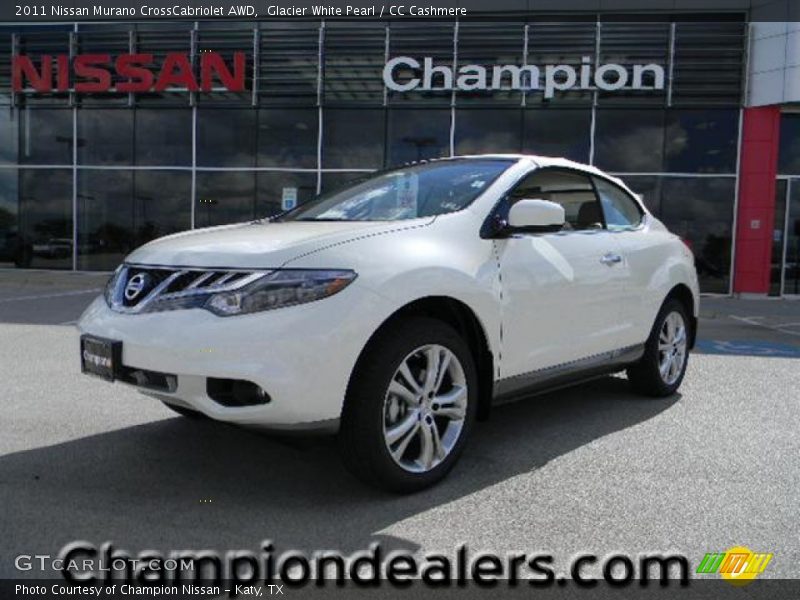 Glacier White Pearl / CC Cashmere 2011 Nissan Murano CrossCabriolet AWD