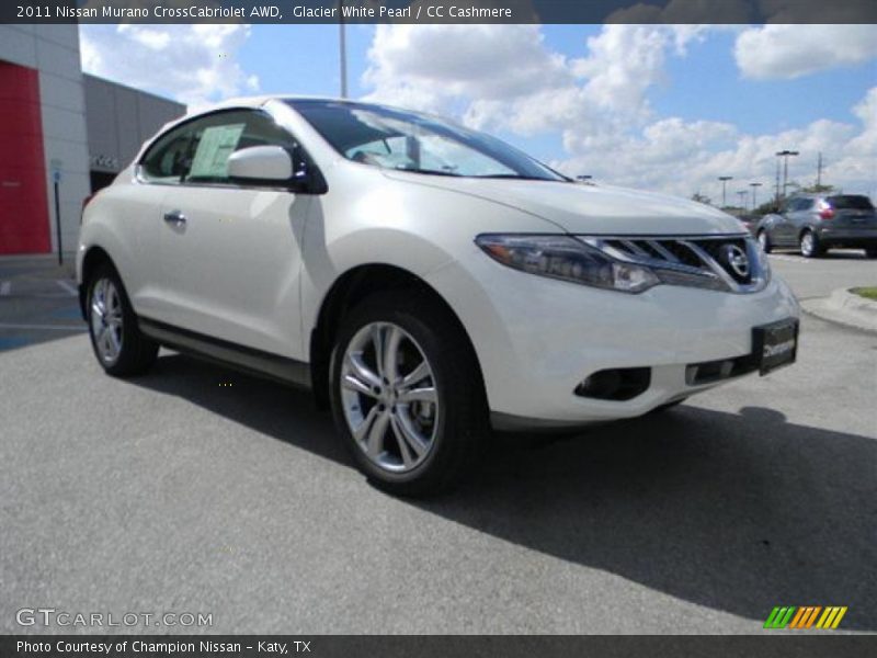 Glacier White Pearl / CC Cashmere 2011 Nissan Murano CrossCabriolet AWD