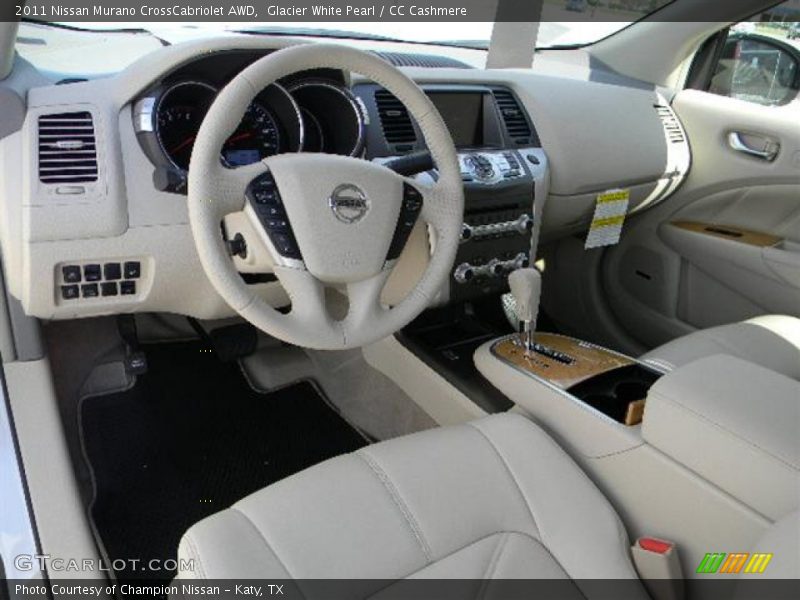 Glacier White Pearl / CC Cashmere 2011 Nissan Murano CrossCabriolet AWD