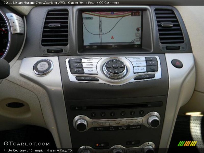 Glacier White Pearl / CC Cashmere 2011 Nissan Murano CrossCabriolet AWD