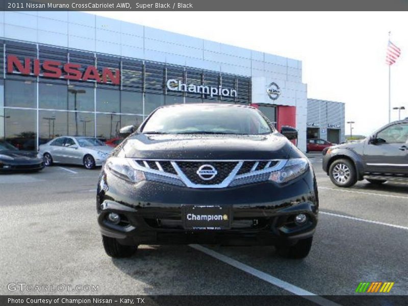 Super Black / Black 2011 Nissan Murano CrossCabriolet AWD
