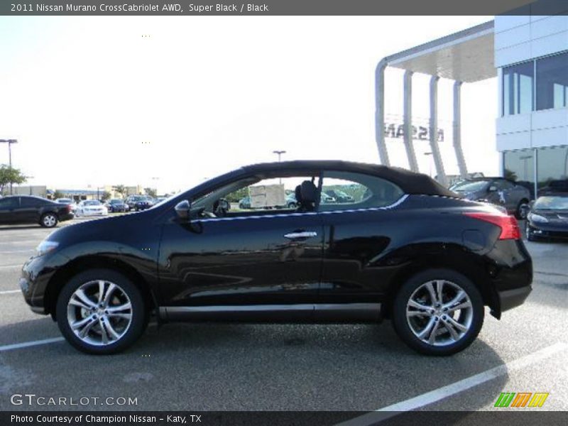 Super Black / Black 2011 Nissan Murano CrossCabriolet AWD