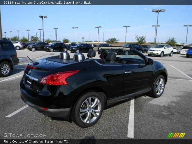 Super Black / Black 2011 Nissan Murano CrossCabriolet AWD