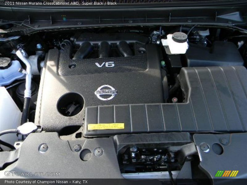 Super Black / Black 2011 Nissan Murano CrossCabriolet AWD