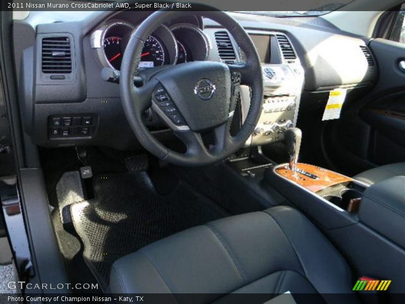 Super Black / Black 2011 Nissan Murano CrossCabriolet AWD