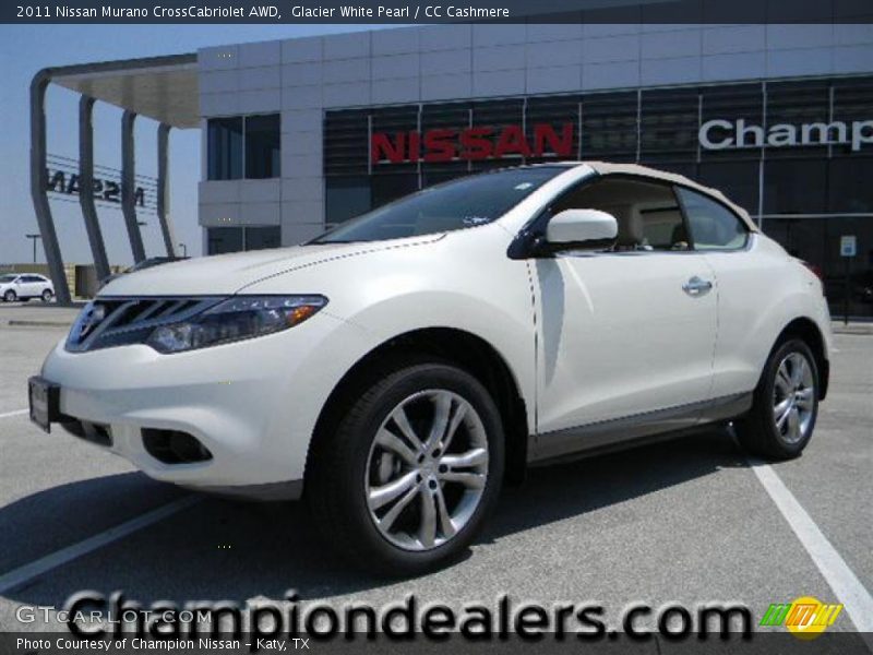 Glacier White Pearl / CC Cashmere 2011 Nissan Murano CrossCabriolet AWD