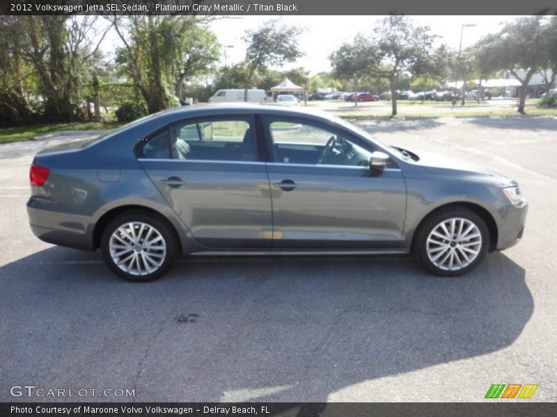 Platinum Gray Metallic / Titan Black 2012 Volkswagen Jetta SEL Sedan