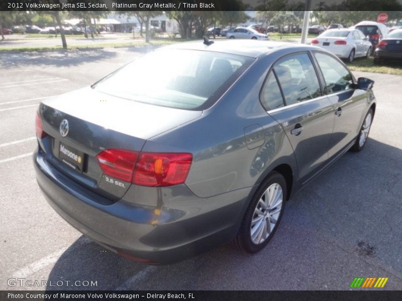 Platinum Gray Metallic / Titan Black 2012 Volkswagen Jetta SEL Sedan