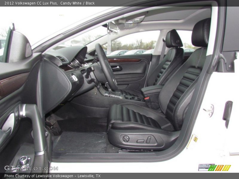Candy White / Black 2012 Volkswagen CC Lux Plus