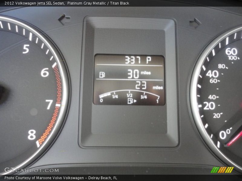Platinum Gray Metallic / Titan Black 2012 Volkswagen Jetta SEL Sedan