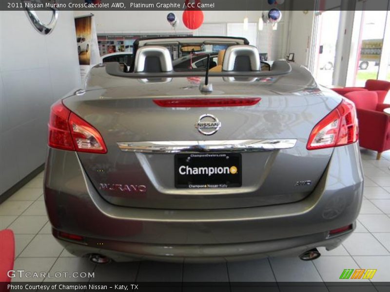 Platinum Graphite / CC Camel 2011 Nissan Murano CrossCabriolet AWD