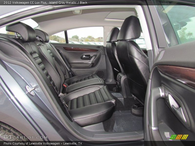 Island Gray Metallic / Black 2012 Volkswagen CC Lux Plus
