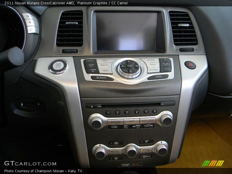 Controls of 2011 Murano CrossCabriolet AWD