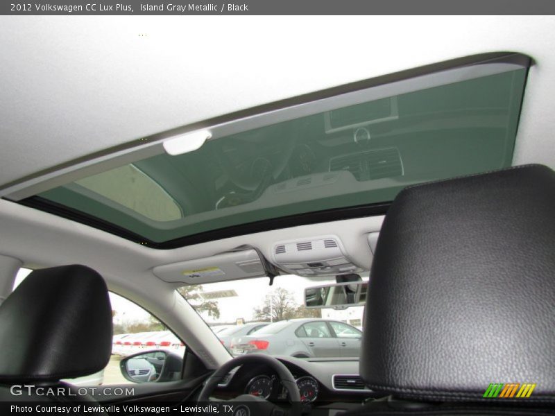 Island Gray Metallic / Black 2012 Volkswagen CC Lux Plus